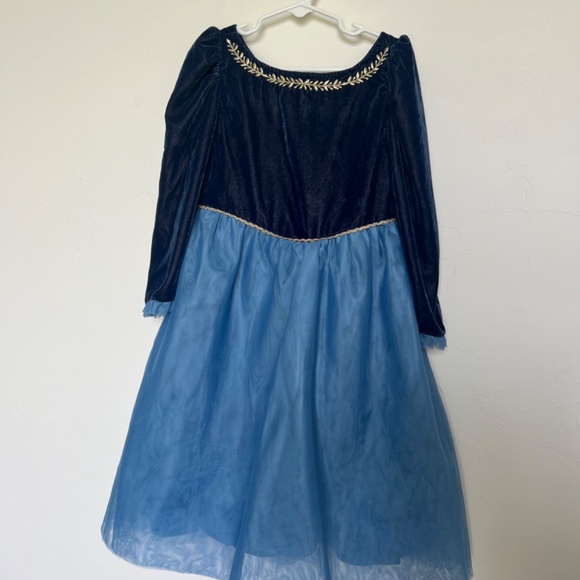 Janie and Jack Frozen Princess Dress size 5 👑 - Picture 2 of 4